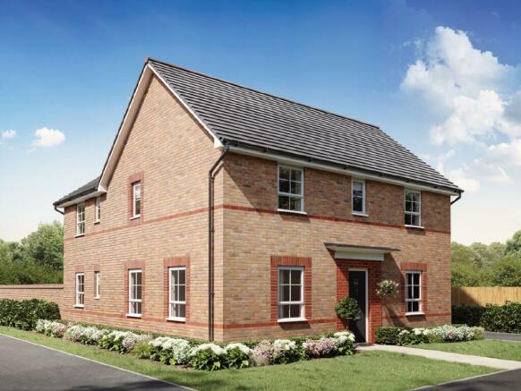 Exterior CGI of our Alfreton 4 bed house