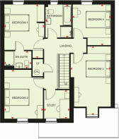 First floor plan of our Ashburton home
