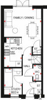 Ground floor of our Haversham 3  bed home