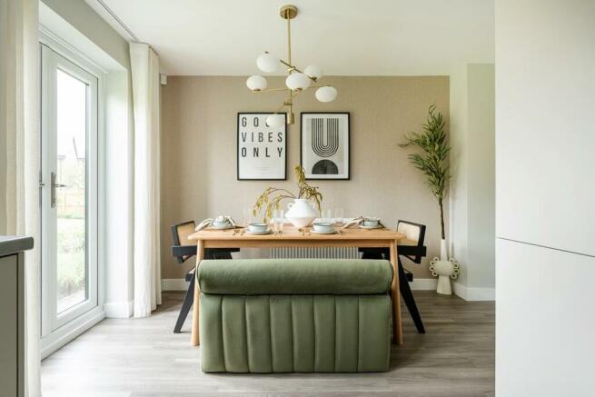 A sociable space for dinner parties
