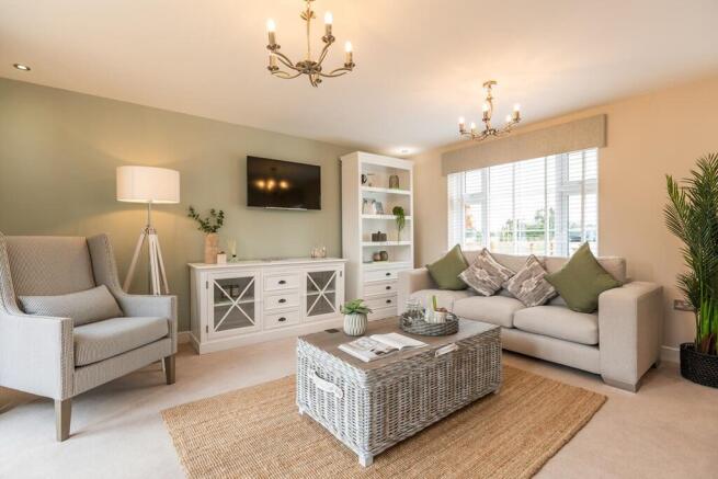 Large, open plan lounge