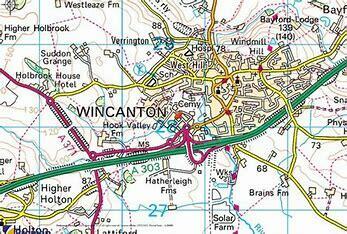 Map of Wincanton