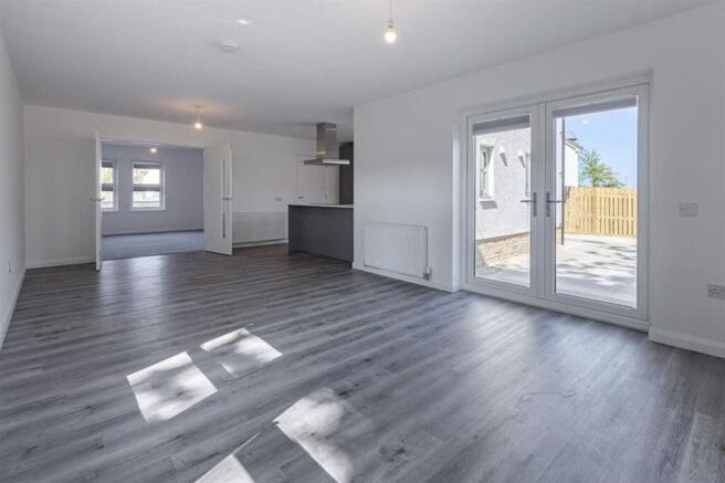 Living/Kitchen/Dining Area