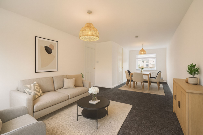 Virtually Staged Lounge