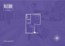 Studio floorplan