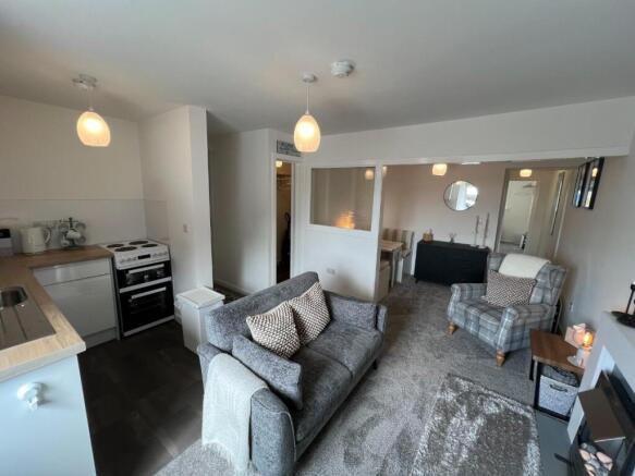 Kitchen / Living / Dining Area