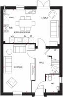 Bayswater ground floor plan H620001