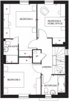 Bayswater first floor plan H620001