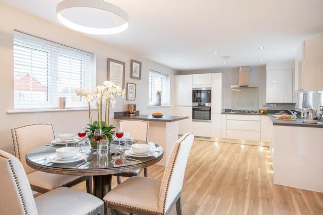 A beautiful large open plan kitchen and diner
