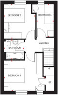 First floor plan of Coull