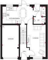 Ground floor plan of Glamis