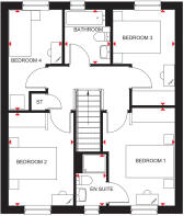 First floor plan of Glamis