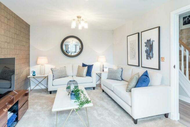 The lounge of the 4 bed detached home, The Dunbar