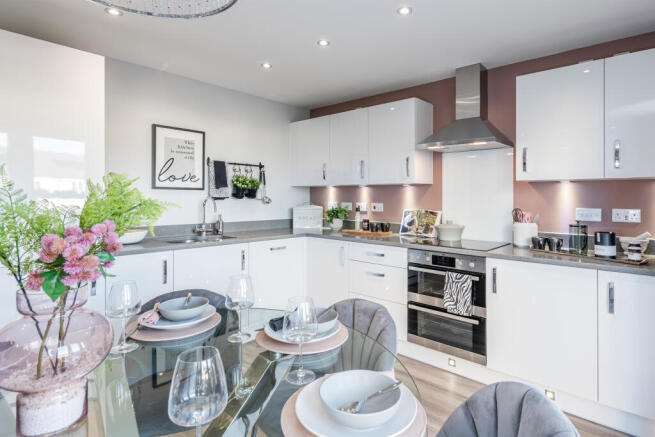Dunbar 4 bedroom home, open-plan kitchen/dining room