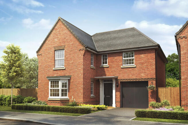 Outside view 4 bedroom detached Drummond home