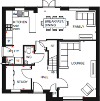 Radleigh ground floorplan