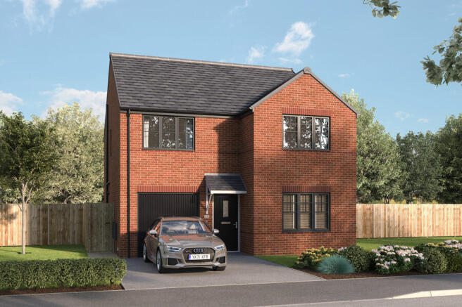 Computer Generated Image, Indicative Exterior, New Build Home