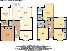 22, St Peters Road, Malvern, WR14 1QS floor plan.j