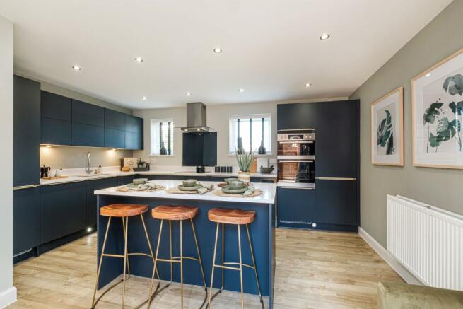 Interior view of the kitchen / dining space in our 4 bed Alderney home