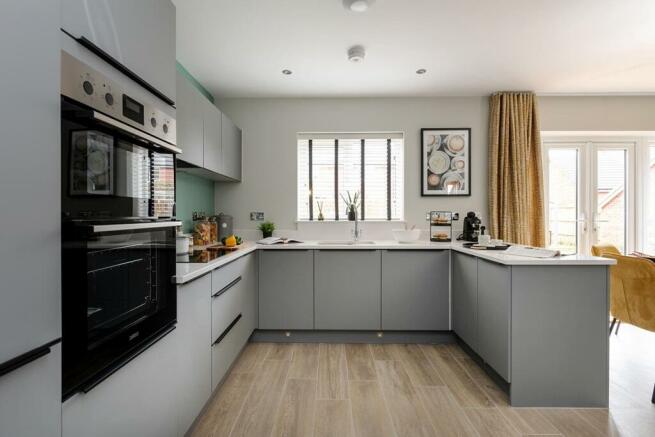 The kitchen/breakfast room is the hub of this family home