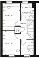 Kennett floor plan Parc Fferm Wen