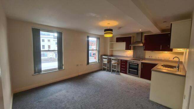 Open plan living space