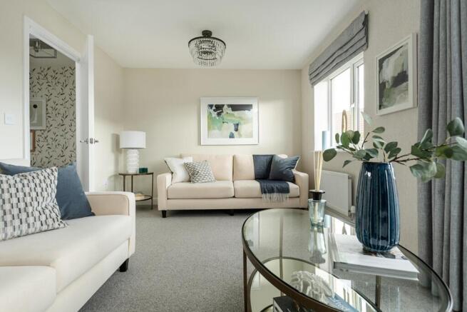 Second lounge/family area perfect for movie nights