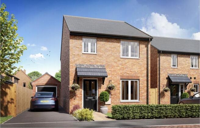 Artist impression of Byford home