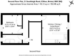 Second Floor Flat, 21 Southleigh Road, Clifton, Br