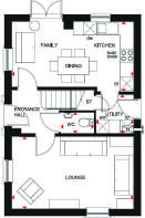 Hadley Ground Floor Plan for Mobile