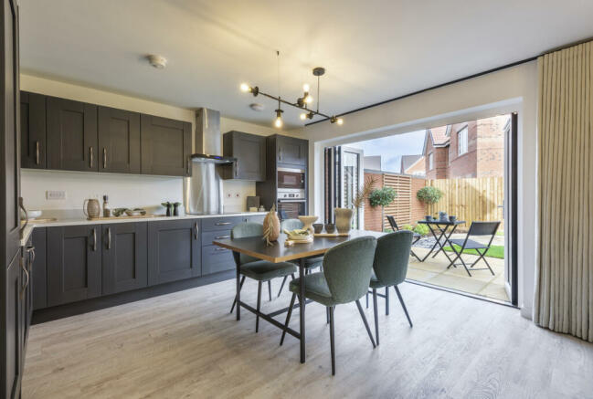 Indicative Kitchen/Dining Room, Contemporary Modern Decoration