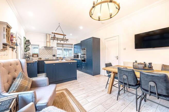 Kitchen with Family Area