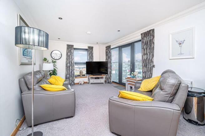 Lounge with open plan Kitchen