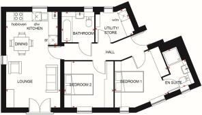 Tewksbury apartment first and second floor plan
