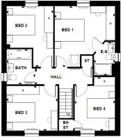 Kirkdale Standard First Floorplan