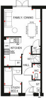 Ground floor plan of our 3 storey Haversham