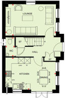 Ground floor plan of our 4 bed Hesketh home