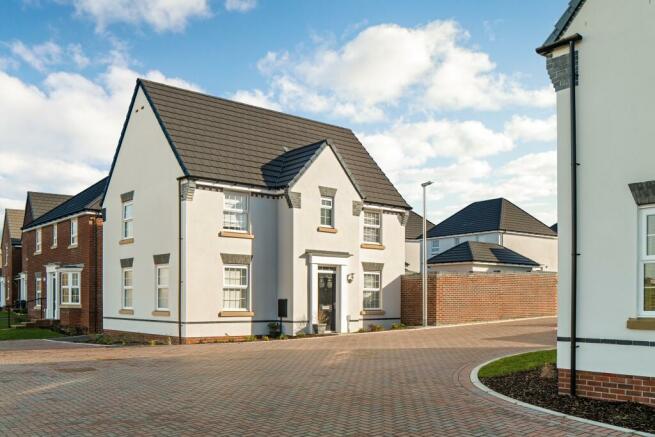 Outside view of the Hollinwood 4 bedroom detached home