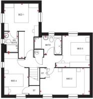 Avondale first floor plan