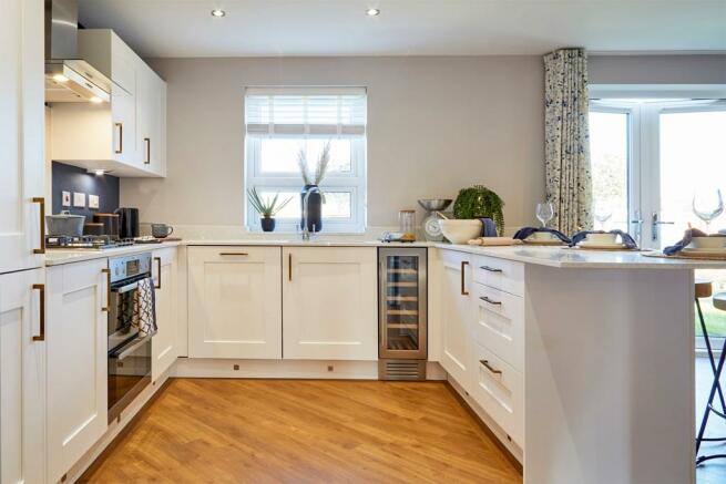 Modern fitted kitchen in the Chester 4 bedroom home