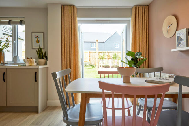 French doors to the garden in the Maidstone 3 bedroom home