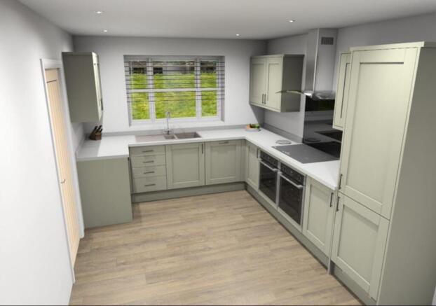 Plot 1 Kitchen CGI