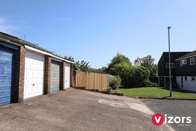 Garage and front