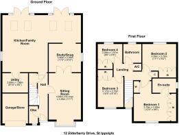 12 Elderberry Drive, St Ippolyts - all floors (1).