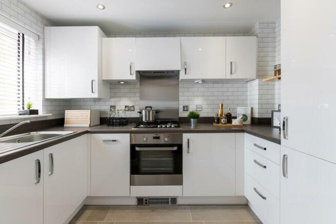 A well equipped kitchen with plenty of cupboard space