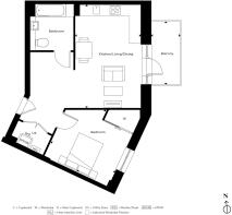 One Bed, One Bathroom Apartment