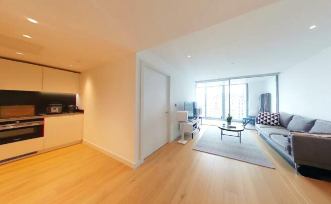 Open plan living room - kitchen