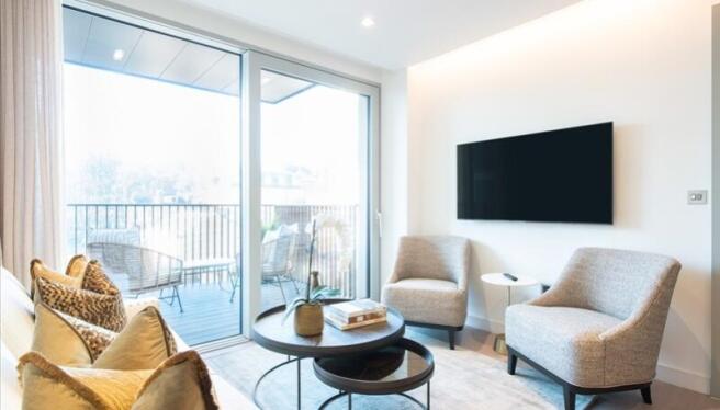 Reception Room Access To Balcony