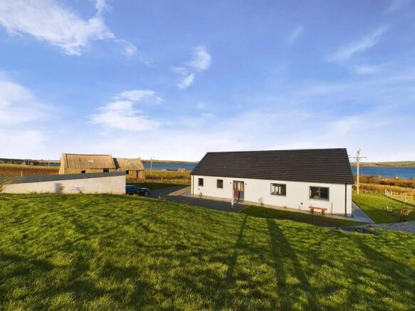 Rear of property