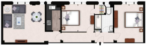 Floor plan - 733 Sq Ft.PNG